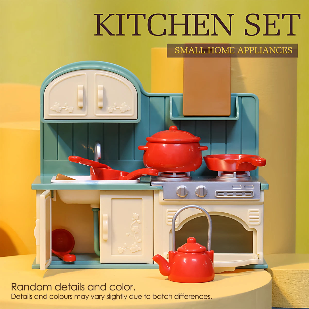 1:12 Miniature Furniture Forest Family Kitchen Toy Dining Table Dollhouse Accessories Bathroom Pretend Play For Girl Gifts Toys