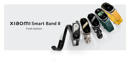 [World Premiere] Global Version Xiaomi Band 8 1.62'' AMOLED Ultra Long Life 16 Days Smart Bracelet 150+ Sport Modes