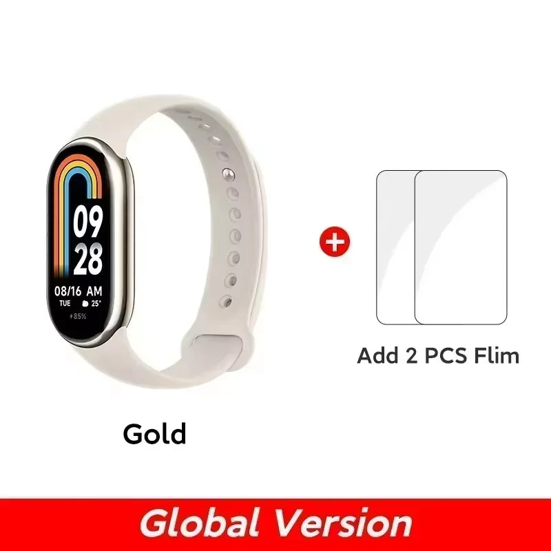 [World Premiere] Global Version Xiaomi Band 8 1.62'' AMOLED Ultra Long Life 16 Days Smart Bracelet 150+ Sport Modes