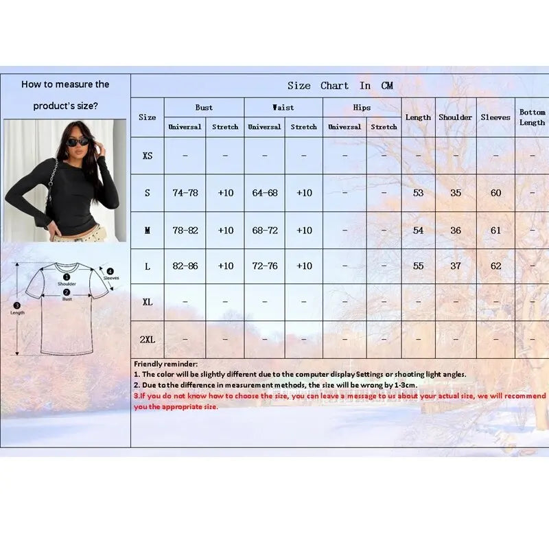 Vêtements pour femmes T-shirt à manches longues Slim Fit Tops Femme O-Neck Tricoté T-shirt ajusté Street Wear Nouveau 2025