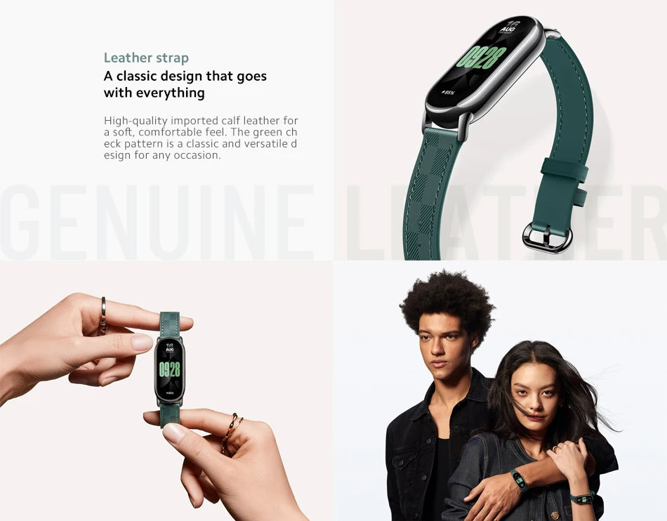 [World Premiere] Global Version Xiaomi Band 8 1.62'' AMOLED Ultra Long Life 16 Days Smart Bracelet 150+ Sport Modes