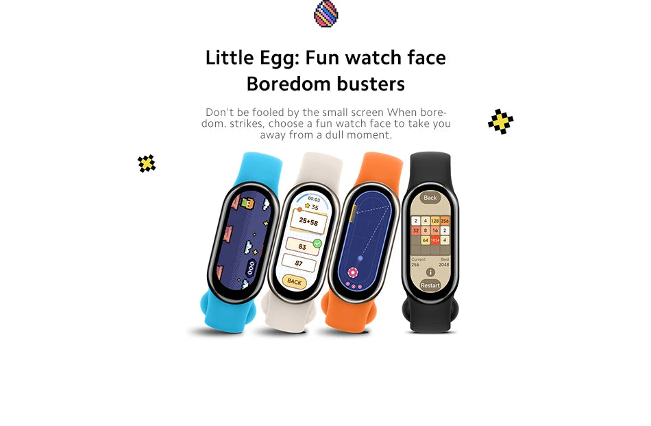 [World Premiere] Global Version Xiaomi Band 8 1.62'' AMOLED Ultra Long Life 16 Days Smart Bracelet 150+ Sport Modes