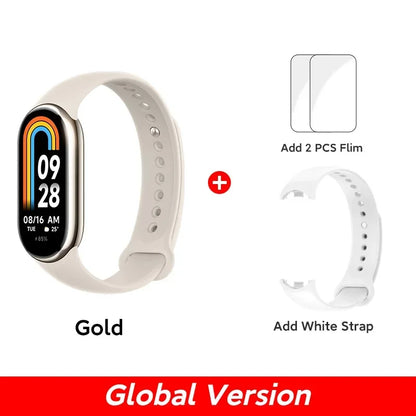 [World Premiere] Global Version Xiaomi Band 8 1.62'' AMOLED Ultra Long Life 16 Days Smart Bracelet 150+ Sport Modes