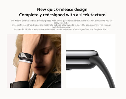 [World Premiere] Global Version Xiaomi Band 8 1.62'' AMOLED Ultra Long Life 16 Days Smart Bracelet 150+ Sport Modes