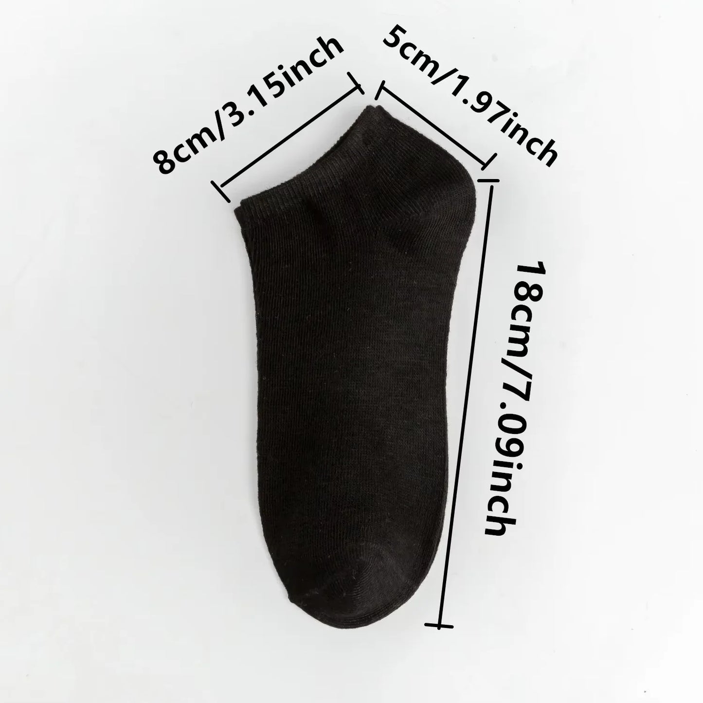 10/40 Pairs Men's Boat Socks Business Sport Sweat Absorption Mature Summer Autumn Solid Color Non Pilling Versatile Ankle Socks
