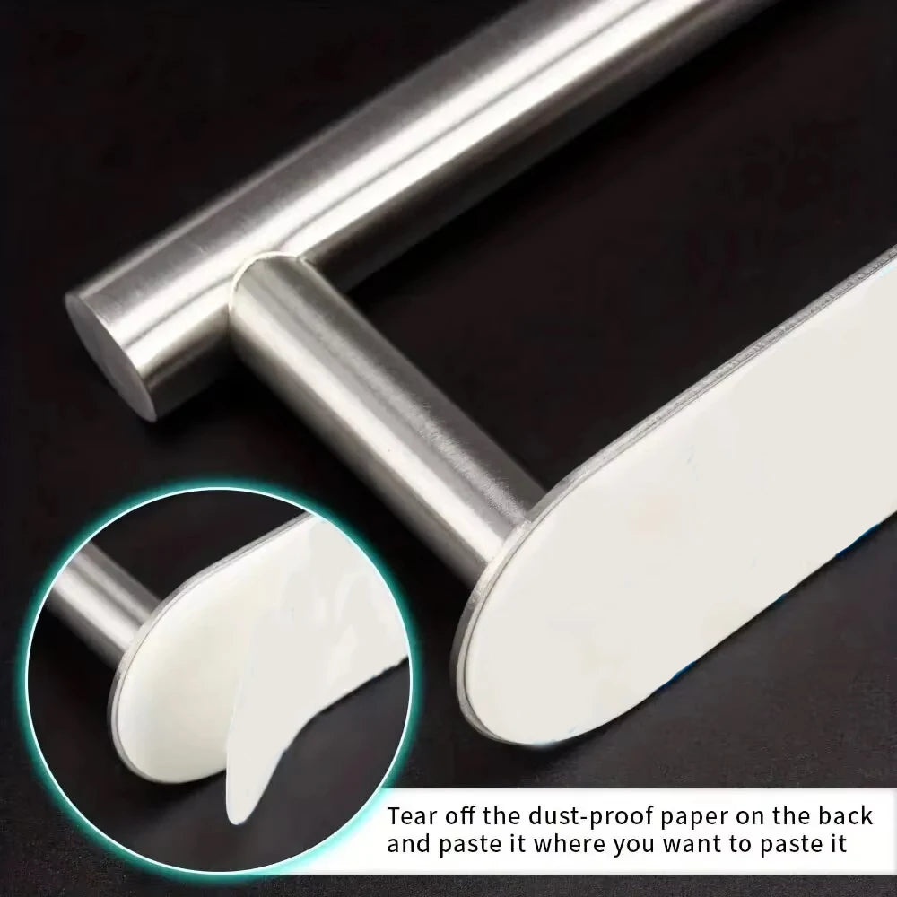 1/2pcs Stainless Steel Cap Hook For Wall, Minimalist No Drilling Hat Organizer, Household Storage Organizer