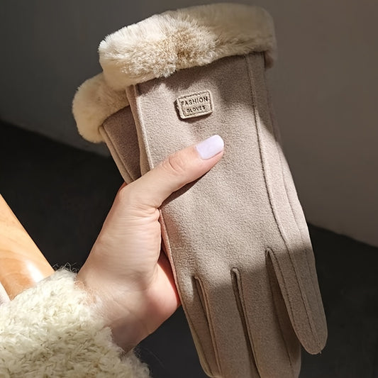 [Winter Touchscreen Gloves] Thickened Warm Winter Gloves - Unisex Touchscreen Gloves for Outdoor Skiing and Cycling - Pair