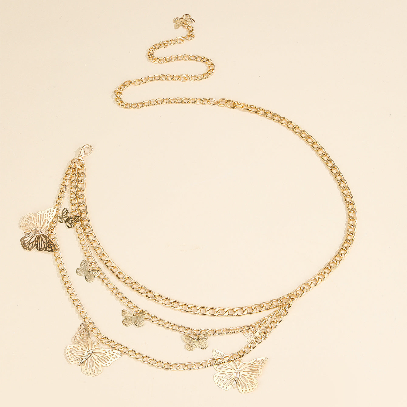 1 Ladies' Fashion Butterfly Body Chain - Body Chains for Party, Travel, Beach, and Vacation - Sexy Body Decoration Accessories with Gift Giving Idea
