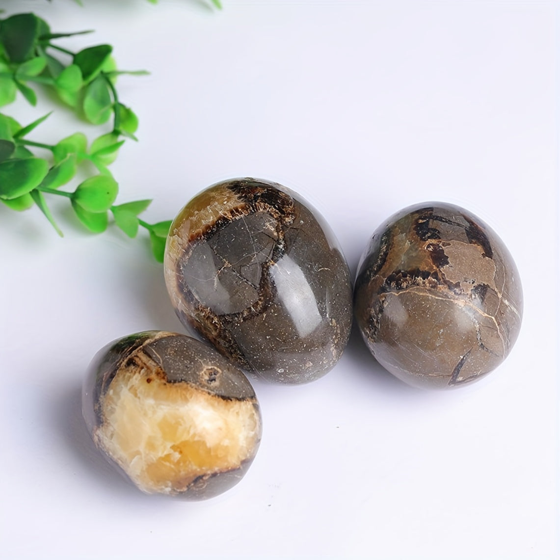 1pc Natural High Quality Turtle Back Stone Dragon Egg Statue, Home Decoration Statue Decoration, Eliminate Negative Energy And Stress, Purify, Holiday Gift For Parents, DIY, Holiday Gift, Crystal Crafts, Classmates Graduation