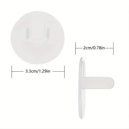 [Safety Outlet Covers] 10pcs Baby Proofing Safety Outlet Covers | Child Secure Electric Plug Protectors, Hidden Handle Square Socket Covers, For Kids Toddler Protection, Christmas, Halloween, Thanksgiving Day Gift