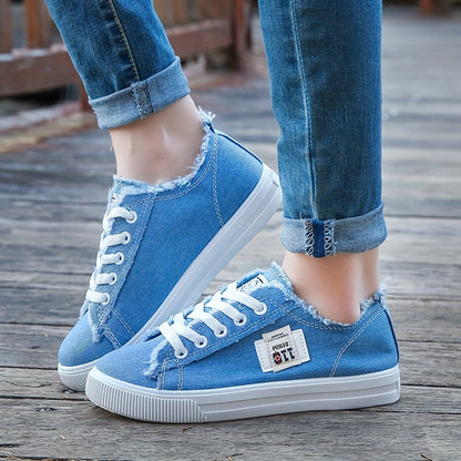 [Casual Canvas Shoes] White Women's Casual Round Toe Solid Color Canvas Shoes | Flat Bottom, PVC Sole, Fabric Upper And Insole, Hand Wash, No Dry Clean, Spring, Autumn, All Season 2022