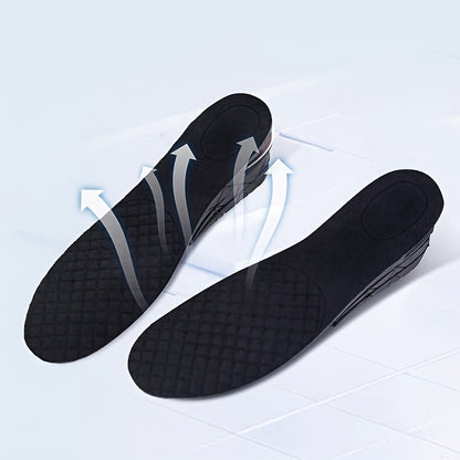 1.18-3.54inch Invisible Height Increase Insole Cushion Height Adjustable Shoe Heel Insoles Insert Taller Support Absorbant Foot Pad