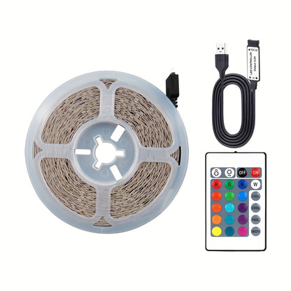 1 Set of USB DIY Backlight TV Light Belt - Flexible 3.28FT/9.84FT SMD 2835 LED Cabinet Light Strip for Home Decoration, Ambient Lighting, and TV Background Illumination - Easy to Install and Energy-Efficient