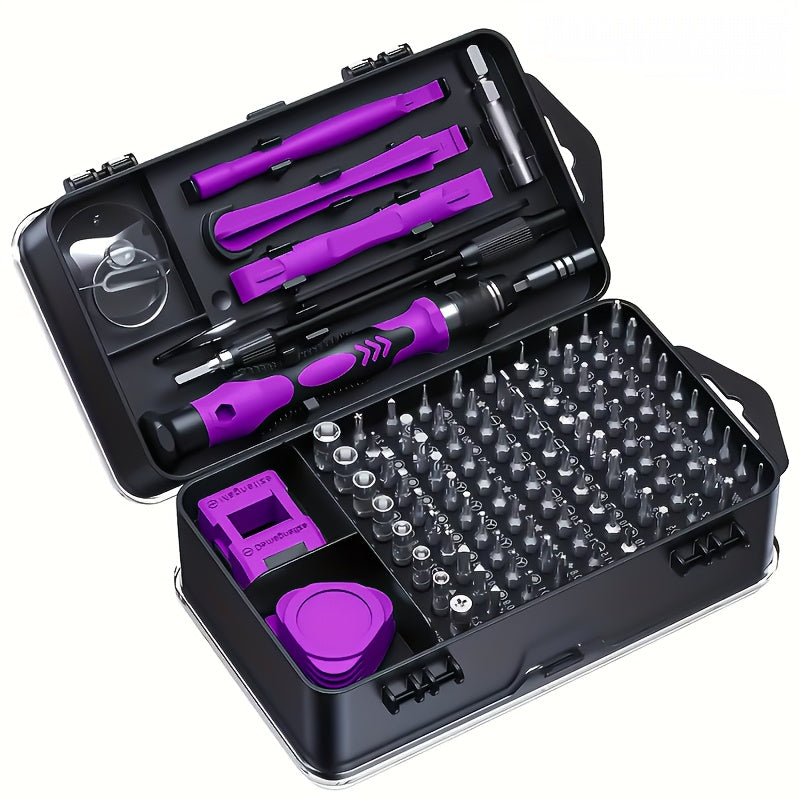 115-in-1 Upgrade Screwdriver Set Strong Magnetic High Hardness Multifunctional Disassembly Complete Set of Tools with Special-shaped Bits