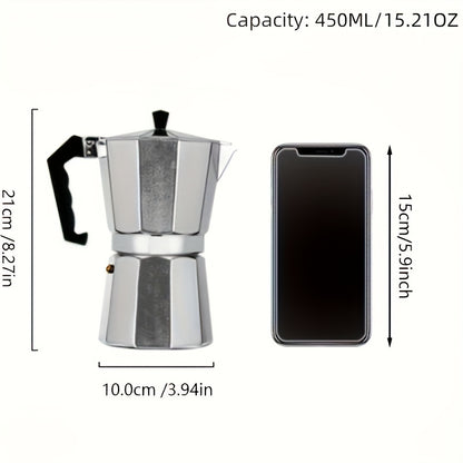 [European Coffee Tools] Octagonal Mocha Coffee Pots & European Coffee Tools | Italian Aluminum Models - Wholesale with Cross-Border Shipping