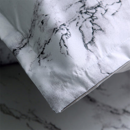 [Chemical Fiber] 3Psc Quilt Cover Three-Piece Set | 90G Chemical Fiber Brushed Printed Fabric | One Quilt Cover Plus a Pair of Pillowcases