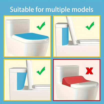 [AirXing Toilet Lock] AirXing White Plastic Toilet Lock - Childproof Latch with Easy-Install Design, Prevents Unauthorized Use for Youngsters & Pets, Secure Bathroom Access, Pet Safety Device, Modern Toilet Accessory, Durable