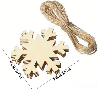 1 Pack, Christmas Pendant Household Decoration Supplies, Wooden Handicrafts, Creative Carving Wood Chips, Christmas Tree Decorations Gifts, Creative Small Gift, Holiday Accessory, Birthday Party Supplies, Birthday Gift, Art C