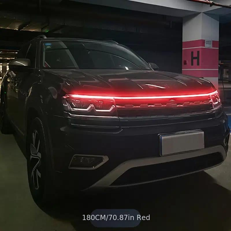 Start-Scan Car LED Hood Light - 12V, Universal, No Battery Needed, High-Intensity LED for Motor Vehicles, Ideal for Starting Engines, Engine Start Light|Modern Car Accessory|Durable Construction, Car Light Accessories