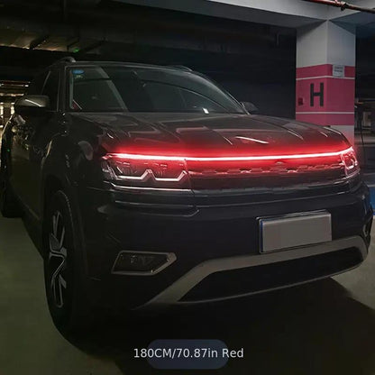 Start-Scan Car LED Hood Light - 12V, Universal, No Battery Needed, High-Intensity LED for Motor Vehicles, Ideal for Starting Engines, Engine Start Light|Modern Car Accessory|Durable Construction, Car Light Accessories