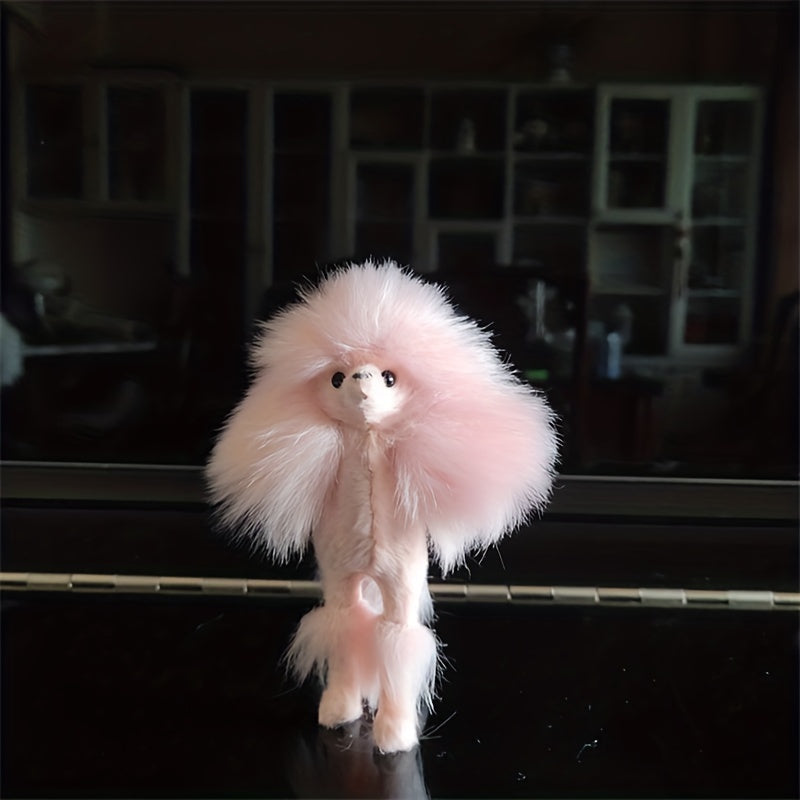1pc Adorable Pink Poodle Plush Toy - Soft, Cuddly Polyester Material, No Batteries Required, Perfect for Party, Room, Home Decoration, Gift Idea, Collectible Item