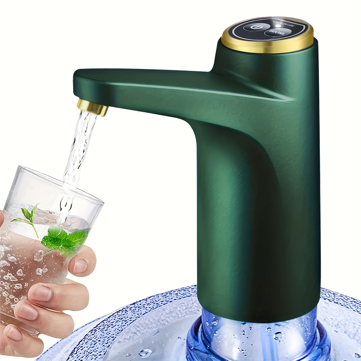 [Portable Water Dispenser] Portable 5 Gallon Water Jug Dispenser - USB Charging Water Pump for 2-5 Gallon Drinking Water