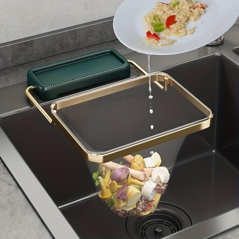 [Foldable Sink Strainer] Sink Filter Rack | Foldable | Mesh Bag | Anti-Clogging | Easy to Use