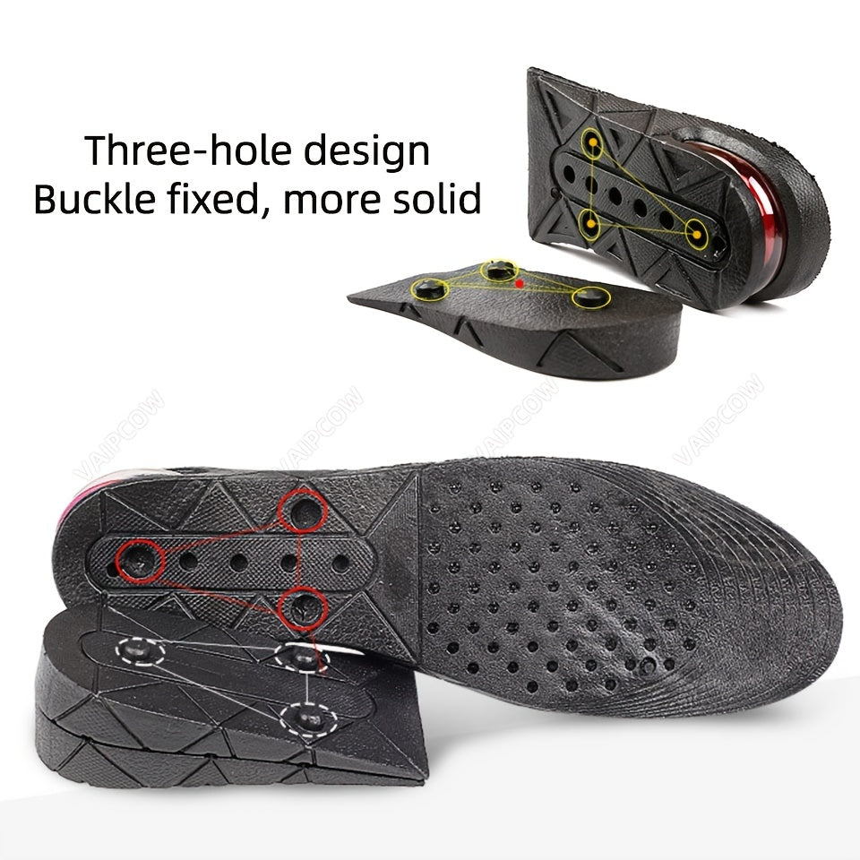 1.18-3.54inch Invisible Height Increase Insole Cushion Height Adjustable Shoe Heel Insoles Insert Taller Support Absorbant Foot Pad