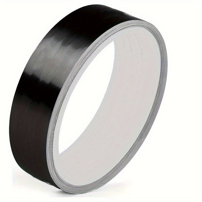 1 Roll Black Brushed Golden Silvery Floor Edging Waterproof Seam Wall Stickers, Wall Gap Ceiling Home Decoration, Self-Adhesive Tile Tape