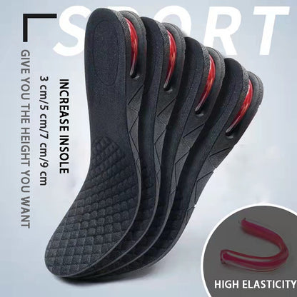 1.18-3.54inch Invisible Height Increase Insole Cushion Height Adjustable Shoe Heel Insoles Insert Taller Support Absorbant Foot Pad