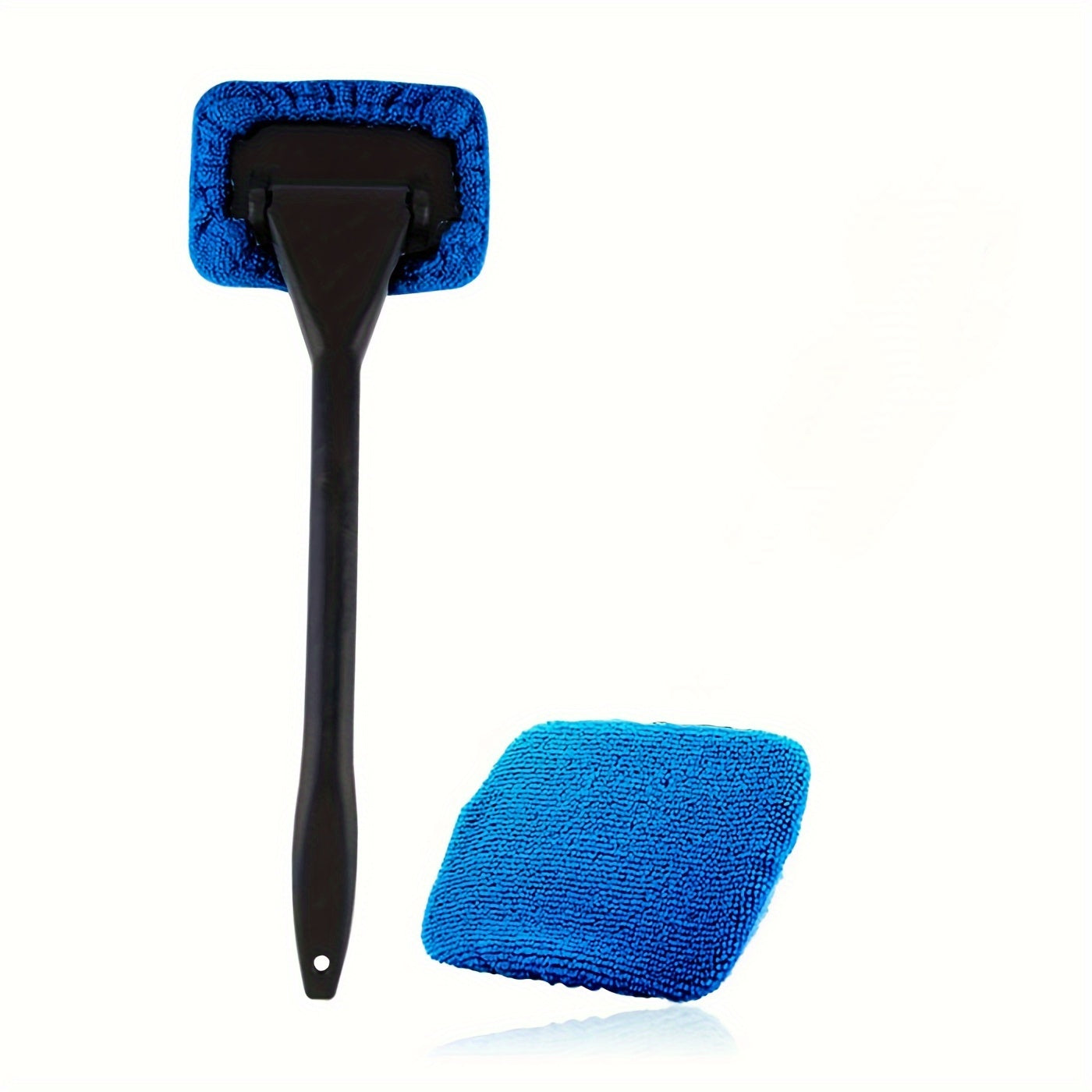 1 Set of Windshield Cleaning Brush Kit with Brush Rod/1 Simple Windshield Cleaning Brush Cloth, Easy-To-Use Wiping Tool for Cleaning And Protecting Your Windshield-Car Window Brush,Car Cleaning Wipe,Clear Car Washing Equipmen