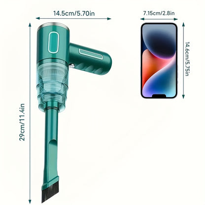 [Cordless Vacuum] Cordless Handheld Vacuum Cleaner | Rechargeable Cyclone Suction for Cars, Effective Dust Collection