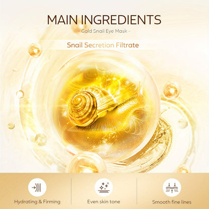 1 Box Snail Eye Mask, Eye Patch, Under Eye Patches For Puffy Eyes, Eye Masks For Dark Circles And Moisturizing