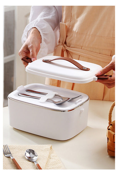 [Portable Electric Lunch Box] 2-in-1 1.8L Electric Lunch Box | Portable Food Heater for Car and Home Use - Kitchen Accessories