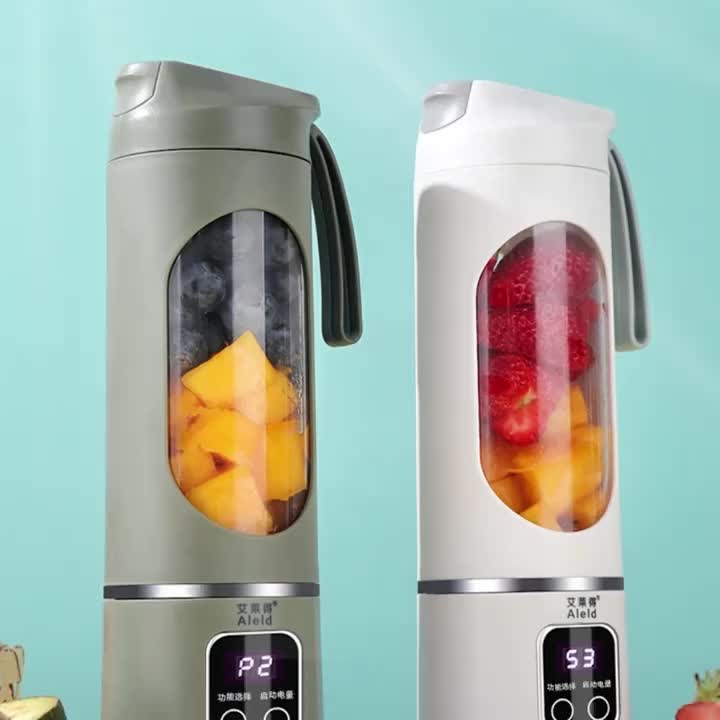 [USB-Rechargeable Blender] Portable USB-Rechargeable 10.14oz to 16.91oz Blender & Juicer | Easy Clean, Perfect for Fruit & Vegetable Drinks, Milkshakes