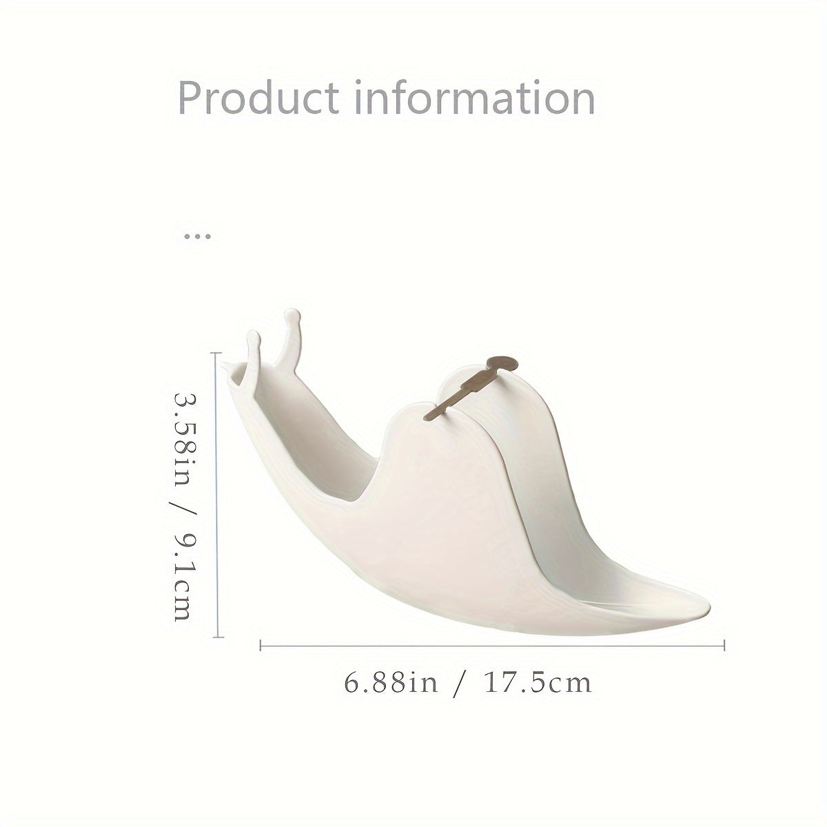 Porte-encens en fer en forme d’escargot 1pc - Décoration intérieure ignifuge, créative et mignonne avec arôme de bois de santal - la décoration esthétique de la chambre