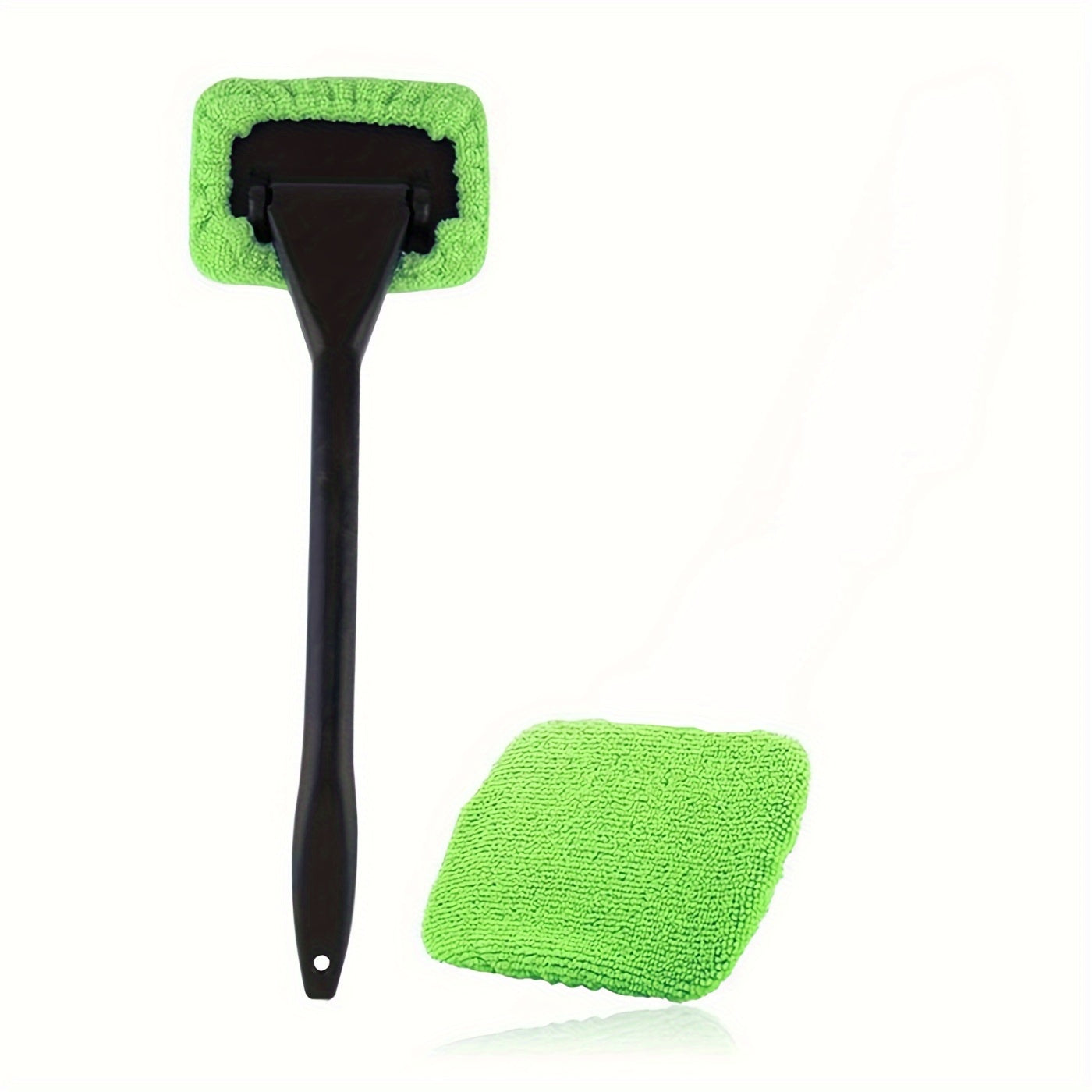 1 Set of Windshield Cleaning Brush Kit with Brush Rod/1 Simple Windshield Cleaning Brush Cloth, Easy-To-Use Wiping Tool for Cleaning And Protecting Your Windshield-Car Window Brush,Car Cleaning Wipe,Clear Car Washing Equipmen