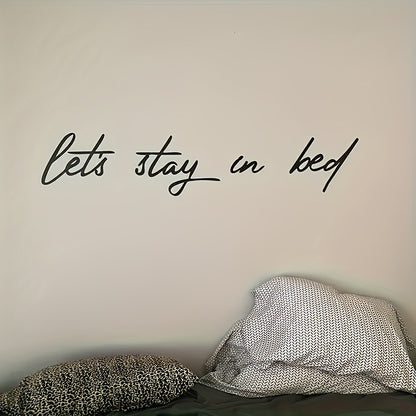 "Let's Stay in Bed" Metal Wall Art Sculpture - Art Deco Inspired, Iron Home Decor, Perfect for Wedding Gift, Love Theme, Versatile Floor Mount, Ideal for Christmas, Thanksgiving, Valentine's Celebrations, Spring Festival Occa