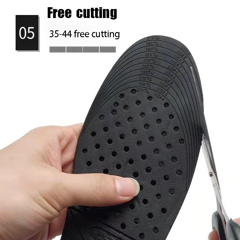 1.18-3.54inch Invisible Height Increase Insole Cushion Height Adjustable Shoe Heel Insoles Insert Taller Support Absorbant Foot Pad