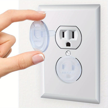 [Safety Outlet Covers] 10pcs Baby Proofing Safety Outlet Covers | Child Secure Electric Plug Protectors, Hidden Handle Square Socket Covers, For Kids Toddler Protection, Christmas, Halloween, Thanksgiving Day Gift